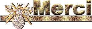 Gif animé merci abeille